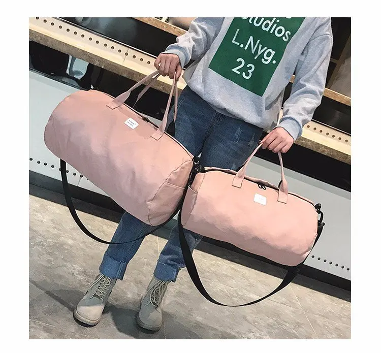 Wobag Новая Женская дорожная сумка через плечо Большая вместительная холщовая спортивная сумка Мужская и Женская дорожная сумка Bolsa De Viagem