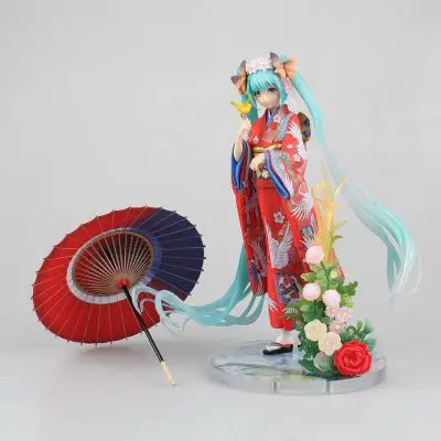 Японское Аниме Хацунэ Мику кимоно действие Nendoroid фигурка ПВХ игрушки Кукла