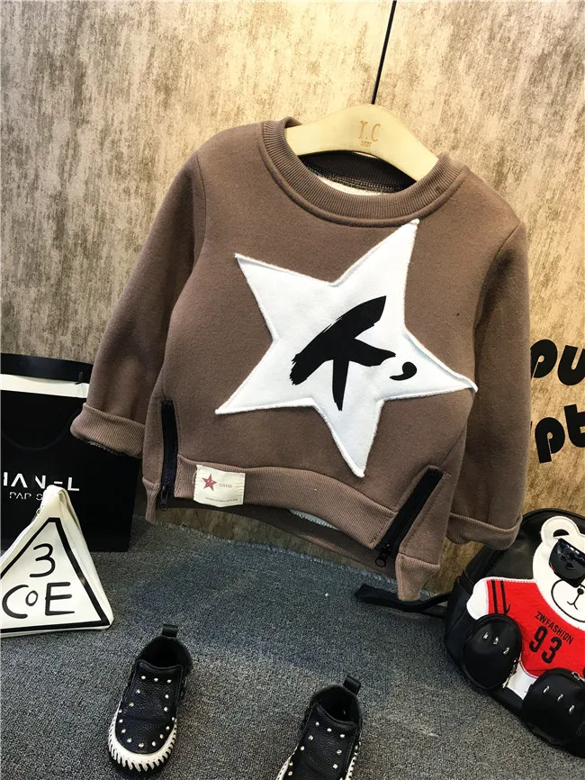 Children Clothing Boys Sets Winter Kids Clothes Baby Boy Long Sleeve Thick T-shirt + Jeans Sport Suits | Детская одежда и обувь