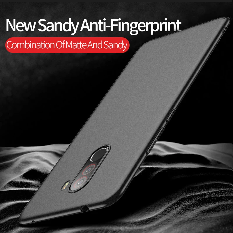 Cover Xiaomi Redmi Pocophone F1 Case Luxury Frosted Skin Xiomi PC Ultra thin Cases 6.18&quot |