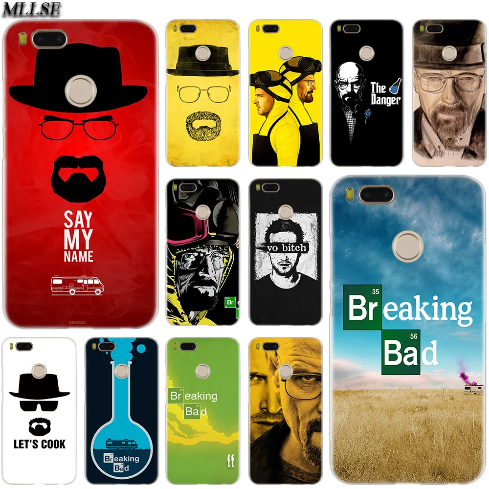 Прозрачный чехол MLLSE Breaking Bad для Xiaomi Mi Play Pocophone F1 8 A1 A2 Lite 6 6Plus Mix 3 2S Redmi Note 4x5 S2