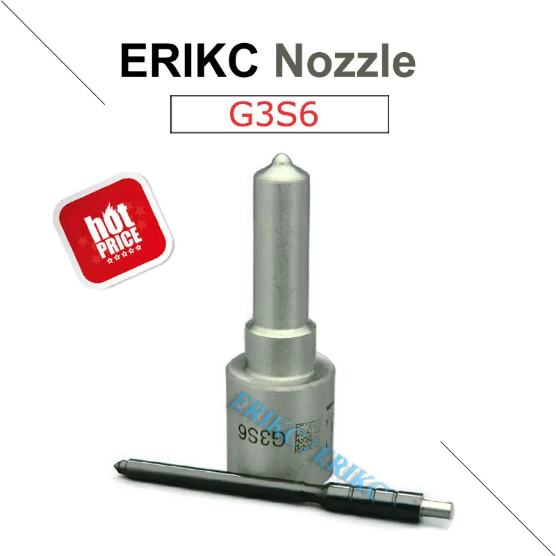 

ERIKC G3S6 Auto Common Rail Fuel Pump Parts Diesel Injector Nozzle Spray G3S6 for Toyota Hilux Injection 23670-0L090 23670-30400
