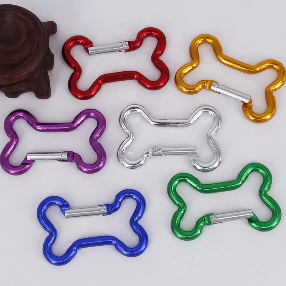 10PCS Bone Type Carabiner Aluminum Alloy Backpack Water Bottle Buckle Multifunctional Crarabiner Outddor Camping Supply | Спорт и