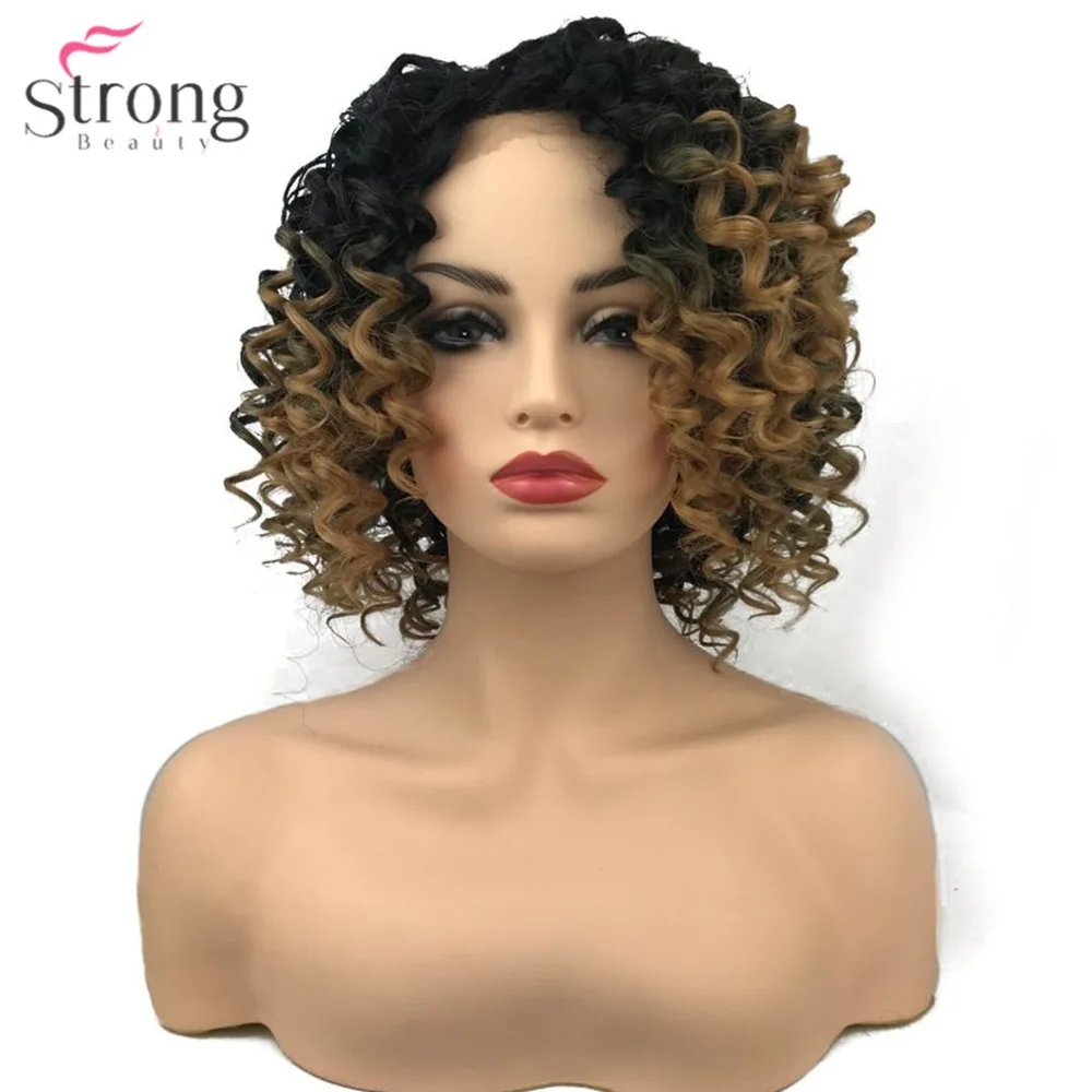 StrongBeauty Женские синтетические кружевные передние парики серые/светильник