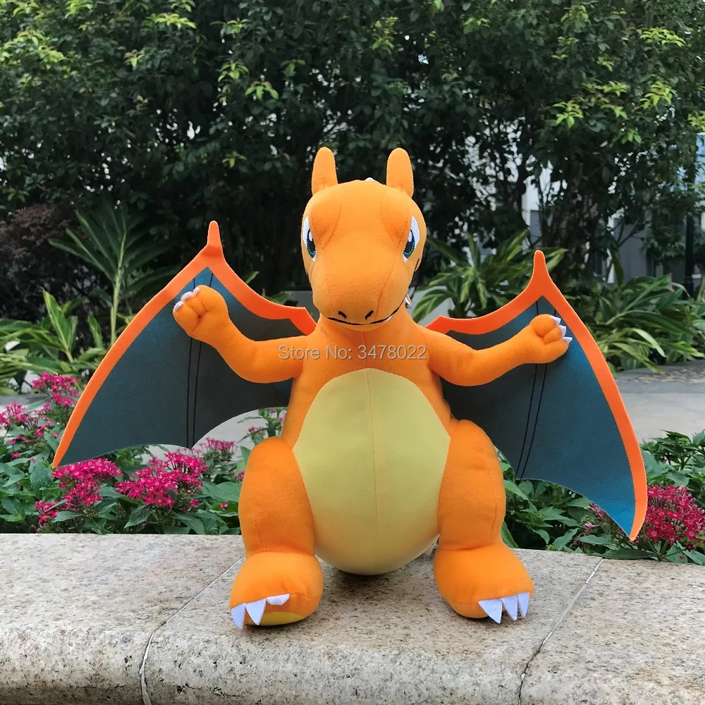 Аниме Плюшевые игрушки из мультфильмов Charizard 1" Дракон Rizadon милые мягкие игрушки животных мягкие куклы