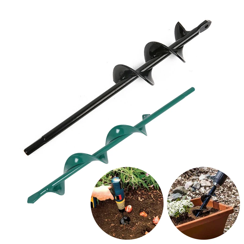 Спиральное сверло садовой буровой шнек крепление для двора