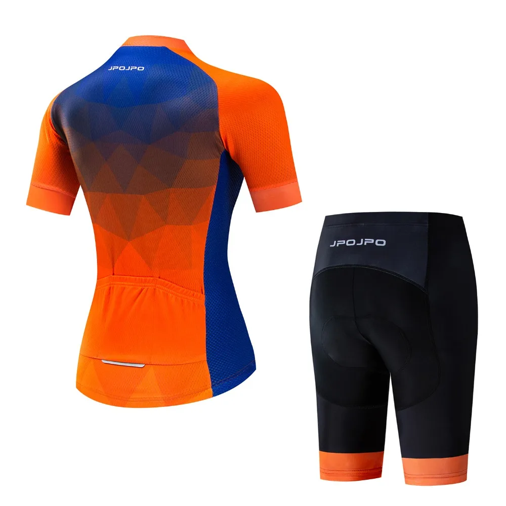 MTB велосипед Джерси нагрудник шорты набор Ropa Ciclismo maillot Женский Джерси для велоспорта велосипедный Топ рубашка Нижняя Женская одежда синий