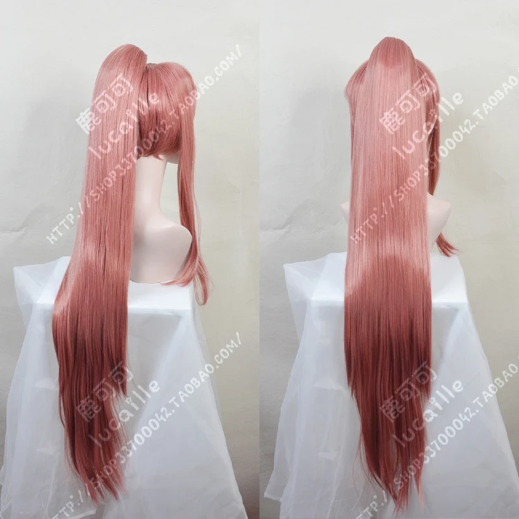 Аниме Doki Literature Club! Карнавальный парик Monika длинный термостойкий синтетический