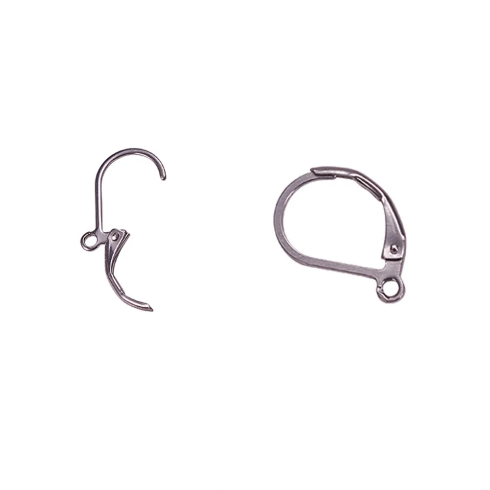 100 шт. серьги-кольца ювелирное изделие рычаг задняя часть для сережек аксессуары