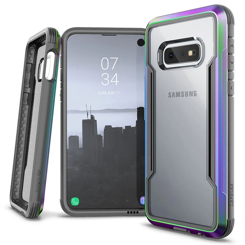 X-Doria Defense Shield чехол для телефона для samsung Galaxy S10e военный класс падение протестированный чехол Coque для Galaxy S10e Алюминиевый Чехол