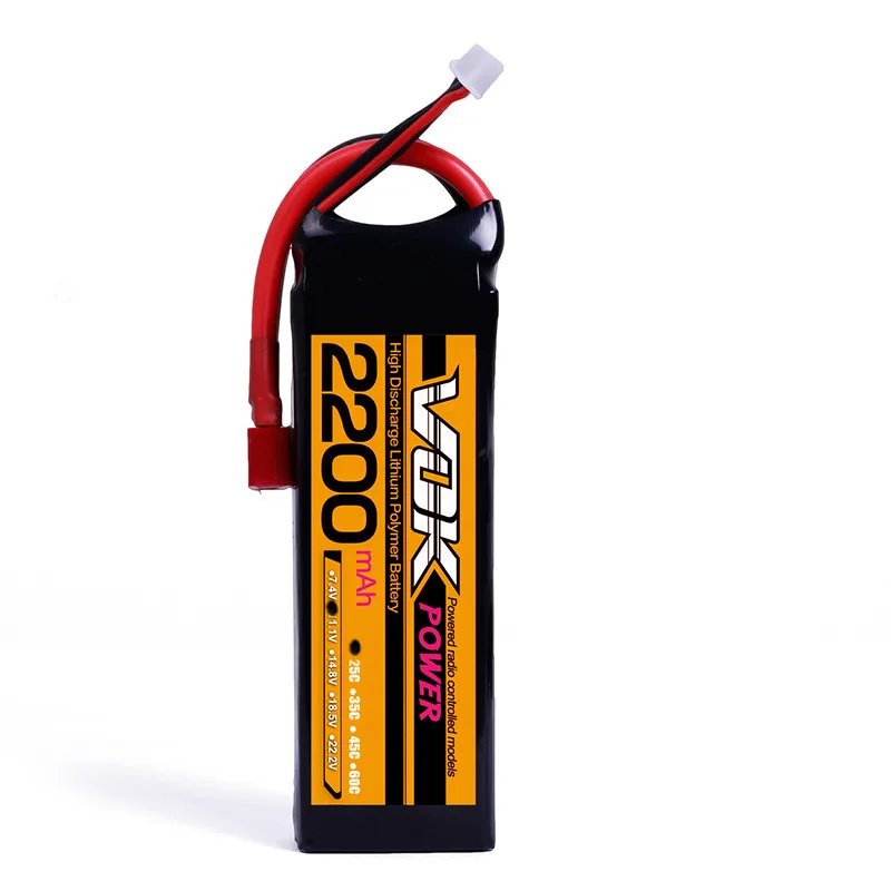 T-Plug Discharger Plug VOK 3S Lipo батарея 11,1 V 2200mAh 25C Lipo батарея универсальная для RC гоночный вертолет