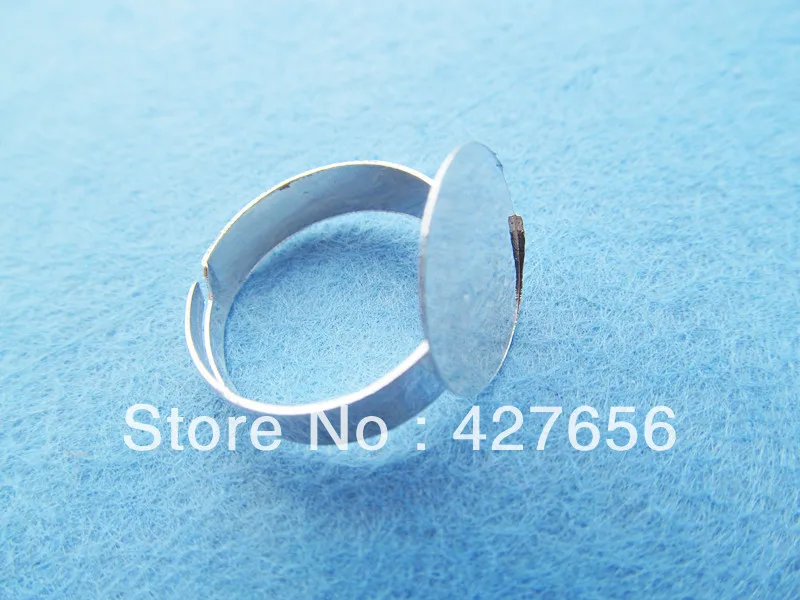 10pcs Silver tone Round Cameo 12mm Cabochon Base Setting Rings | Украшения и аксессуары