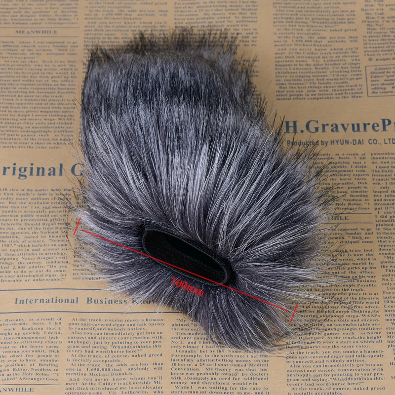 Меховое ветровое стекло муфта для микрофона уличный ветрозащитный чехол RODE Videomic