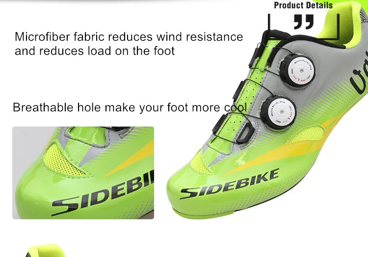 SIDEBIKE Мужская обувь для горного велосипеда с самоблокирующимся верхом, MTB, противоскользящая дышащая велосипедная обувь с карбоновой или нейлоновой подошвой