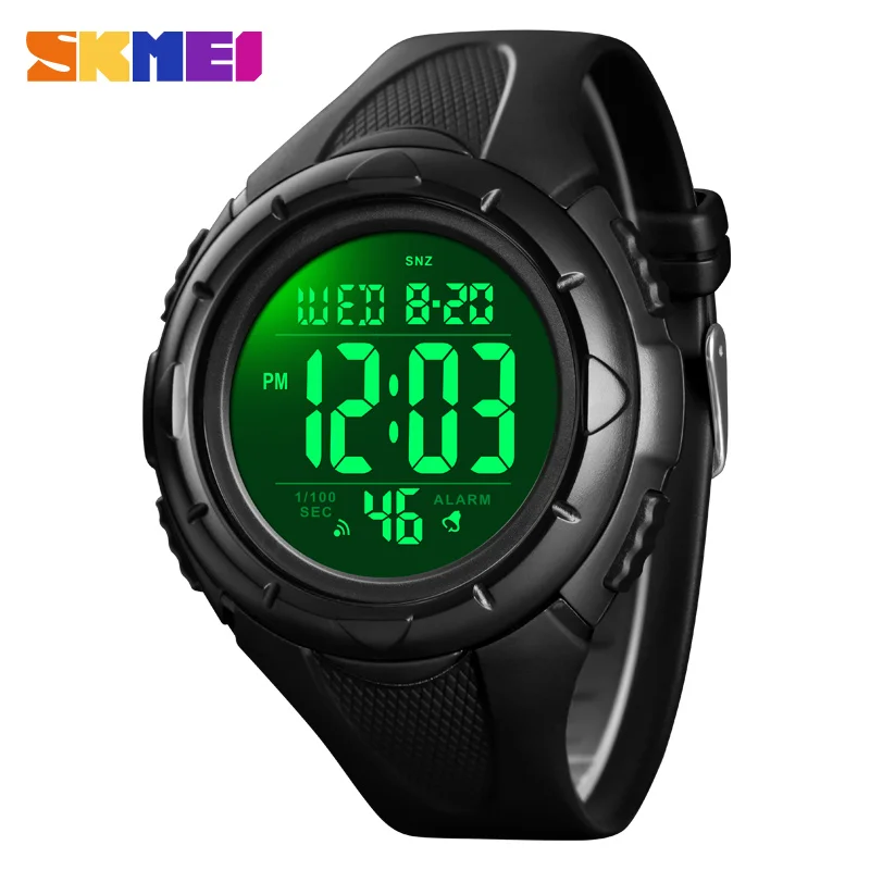 

SKMEI Fashion Sport Watch Men Alarm Clock Cowboy Waterproof Week Display Men Watches Denim Digital Watch reloj deportivo hombre
