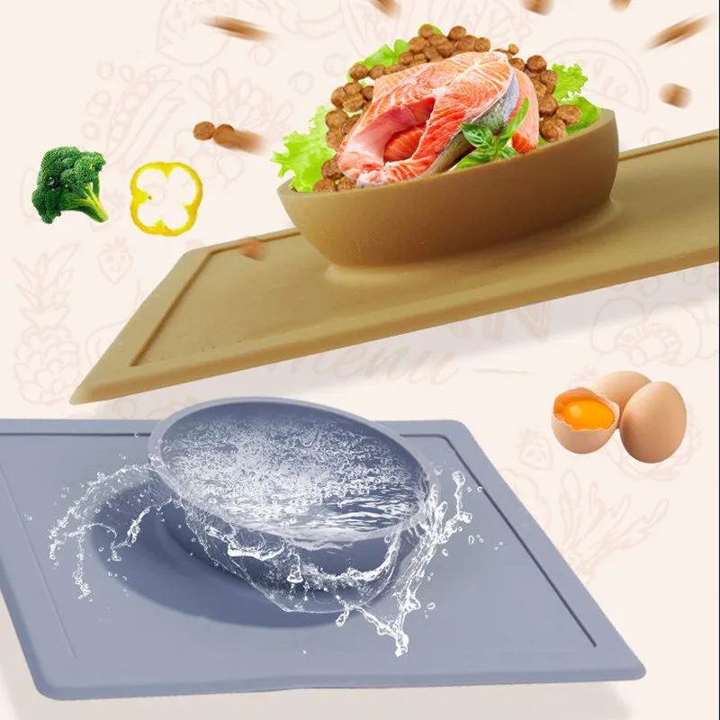 Пищевая силиконовая миска для домашних животных противоскользящая собак