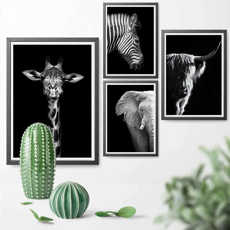 Современная простота лидер продаж животное холст картина на стену для гостиной