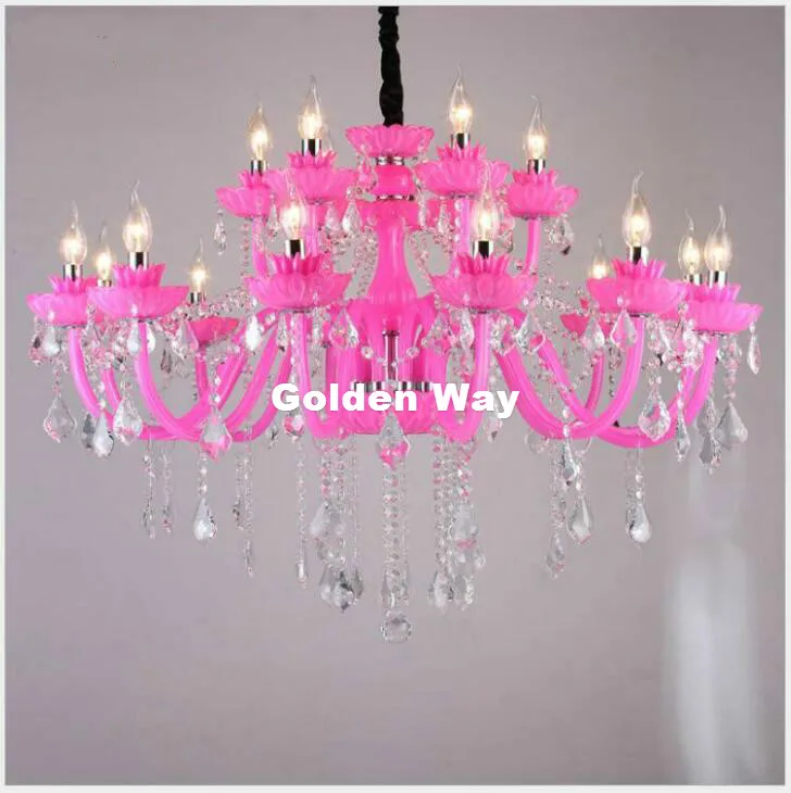 Хрустальная люстра Pinky K9 современное художественное украшение хрустальная лампа