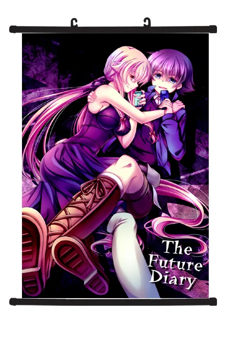 Дневник будущего Mirai Nikki домашний декор аниме плакат настенный свиток 40x60 см|wall