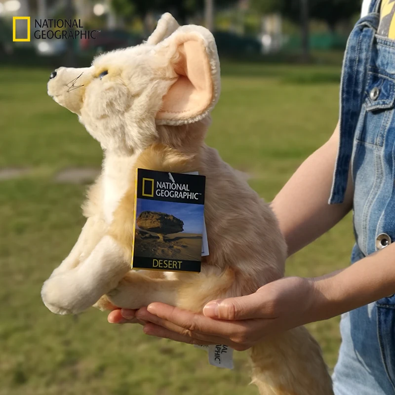 Национальная Geographic 10 5 &quotМилая лиса плюшевая игрушка реалистичные мягкие чучела