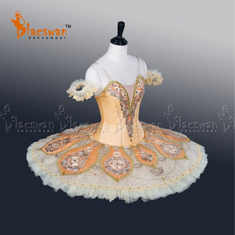 Золотые индивидуальные Костюм Балерины профессиональные Балетные костюмы