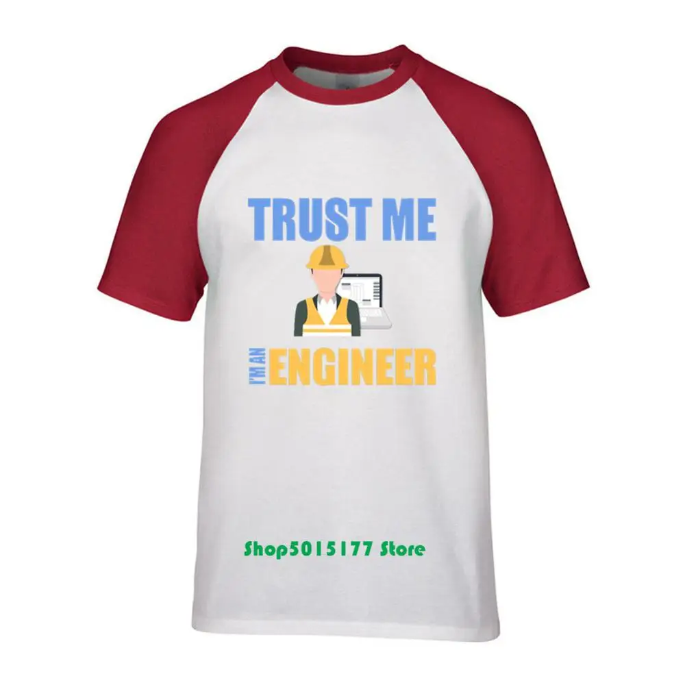 Мужские футболки с коротким рукавом из 100% хлопка Trust Me I'm An Engineer весна лето