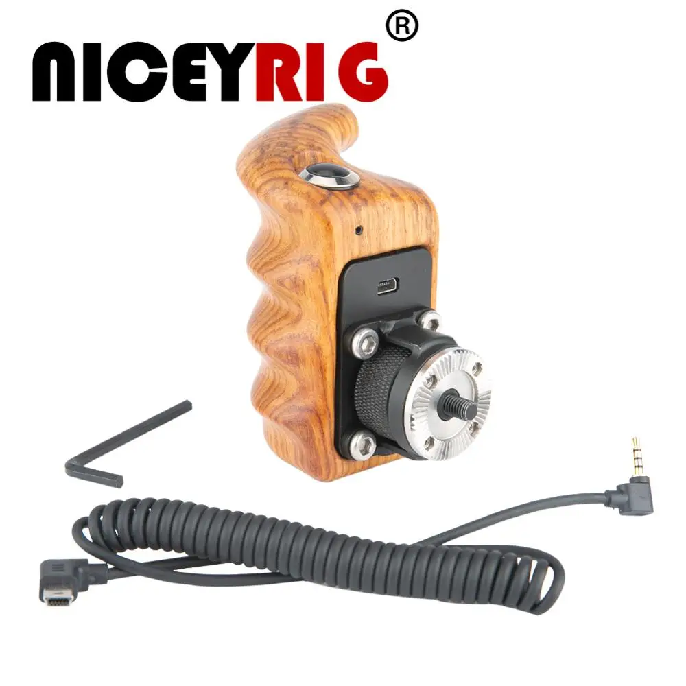 Деревянная ручка управления Niceyrig для Panasonic S1 S1R GH5S GH5 G9 G85 G7 GH4 GH3 GH2 с кнопкой и USB