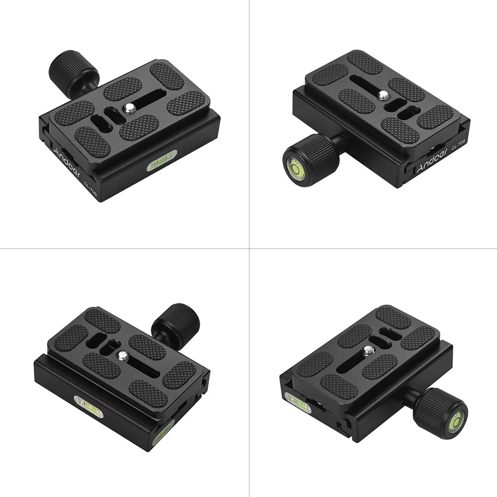 БЫСТРОРАЗЪЕМНАЯ пластина Andoer из алюминиевого сплава 70 мм с зажимом и набор