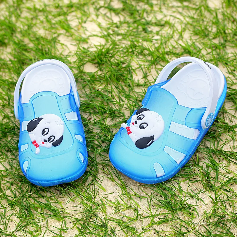 Дети 2017 новые сандалии тапочки мальчики девочки летняя одежда нескользящей