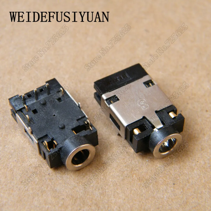 50pcs/lot New Audio Headphone Microphone Jack Port Socket for Lenovo IdeaPad V450 Y450 Y460 Y560 Series