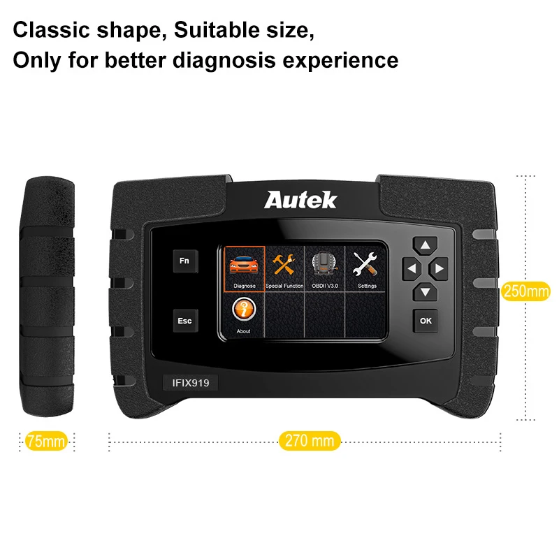 Autek IFIX919 OBD2 автомобильный диагностический инструмент полная система ODB2 Автомобильный сканер ABS кровотечение EPB Сброс системы контроля срока службы масла OBD 2 автоматический сканер