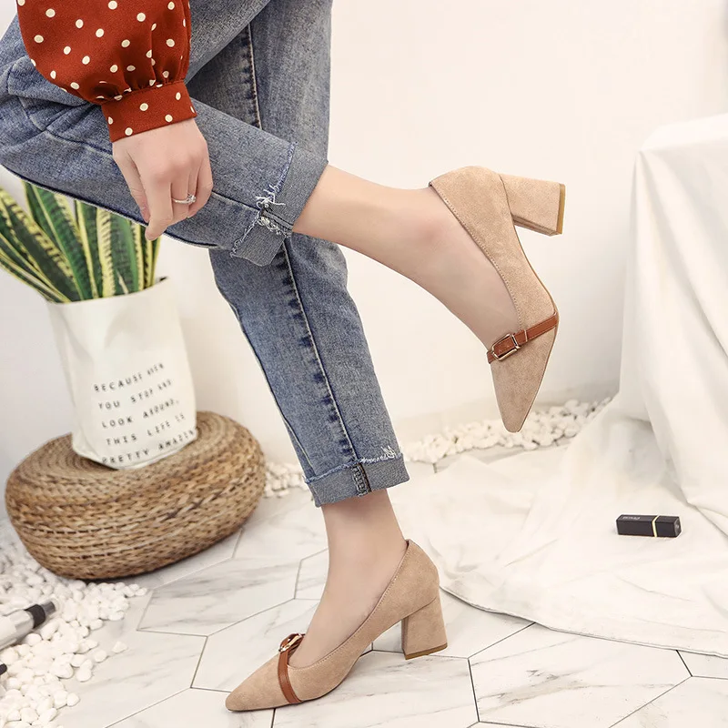 Женская обувь на высоком каблуке с элегантным бантом весна 2019|Боссоножки и