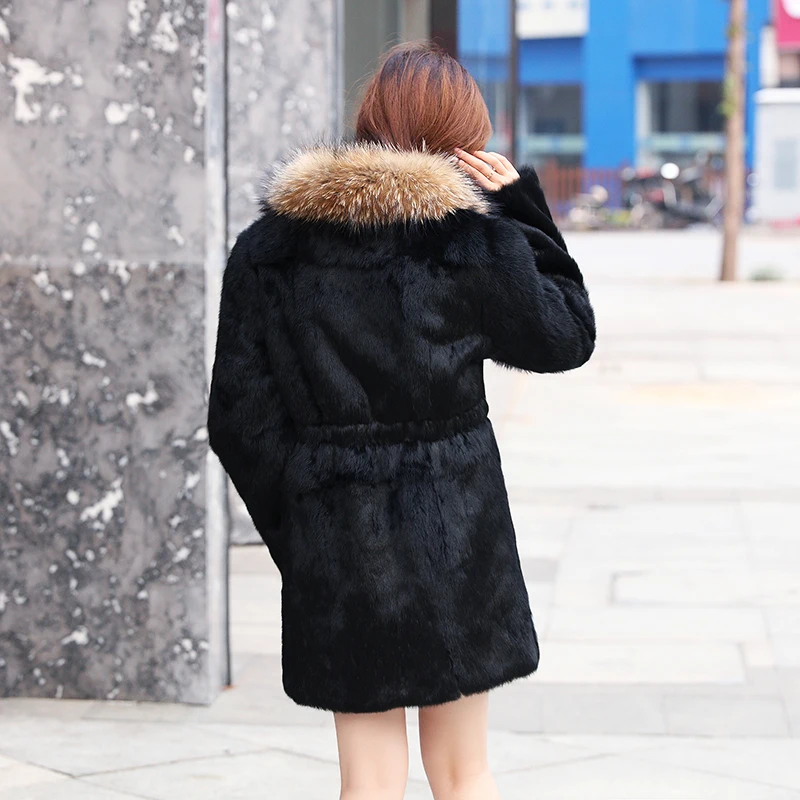 Верхняя одежда из натурального кроличьего меха новая модная фабричная оптовая