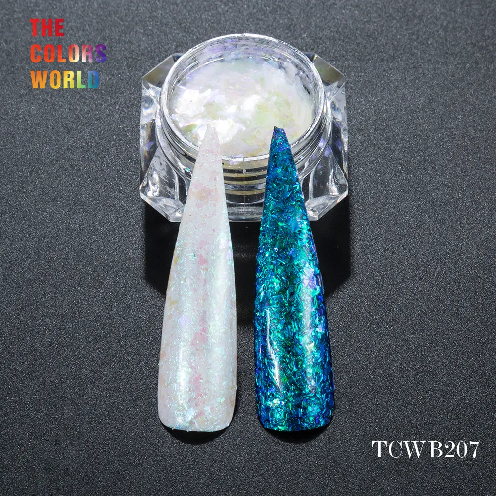 Искусственные хлопья TCWB207 с волшебным эффектом большой размер хамелеон для