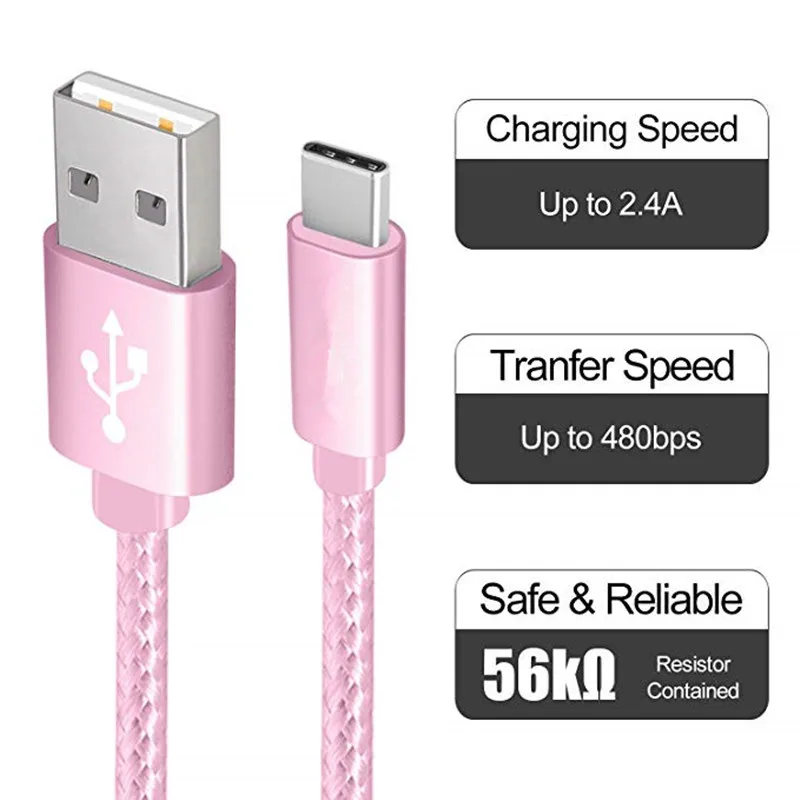 8 контактный кабель Micro USB Type C зарядное устройство для Xiaomi Redmi 6 PRO S2 hauwei Y5 Y6 Y7 Prime Y9 2018