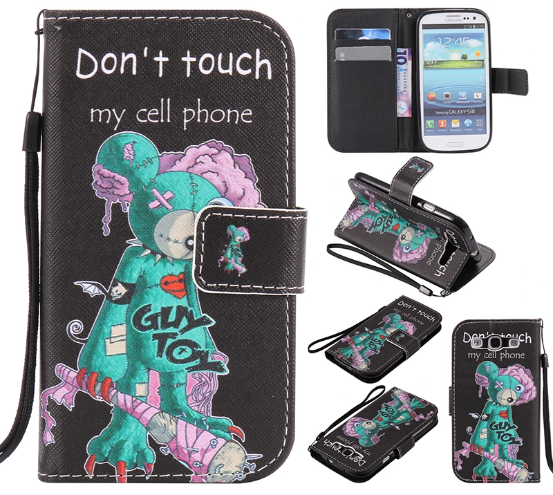 Флип Чехол Для samsung Galaxy S3 SIII Neo Duos I9300i I9301i GT-I9300 GT-I9301 GT-I9300i GT-I9301i телефона с креплением на поясной ремень-сумочка для мобильного телефона