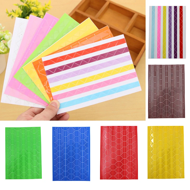 

high (102pcs/set)quality hand-made material album tool accessories retro PVC photo corner a variety of color