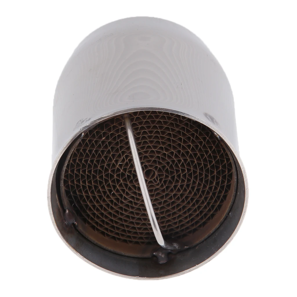 Универсальный Регулируемый 60 мм мотоцикл выхлопной дБ убийца глушитель