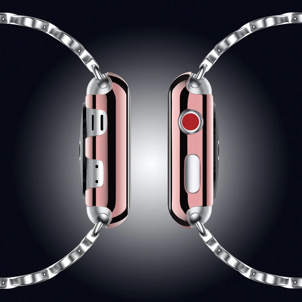 38 мм/42 мм ширина силиконовый чехол для Apple watch 2 жесткий Аксессуары 3 Смарт часы