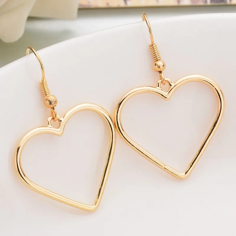 Сердце висячие серьги модное ювелирное изделие boucle d'oreille женские Серьги Brincos