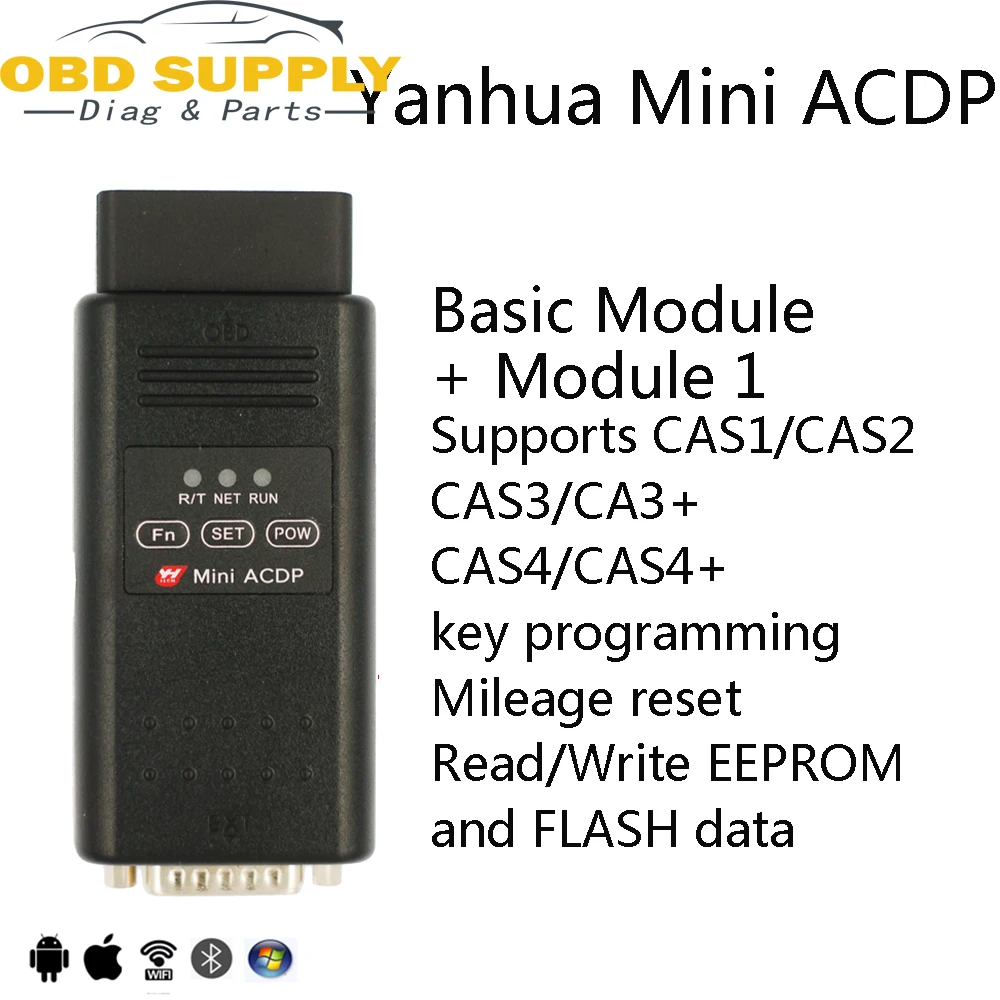 Yanhua Mini ACDP Programming master+Module1 for BMW CAS1CAS2CA3+CAS4CAS4+ Key Program/Mileage OBD no solder | Автомобили и