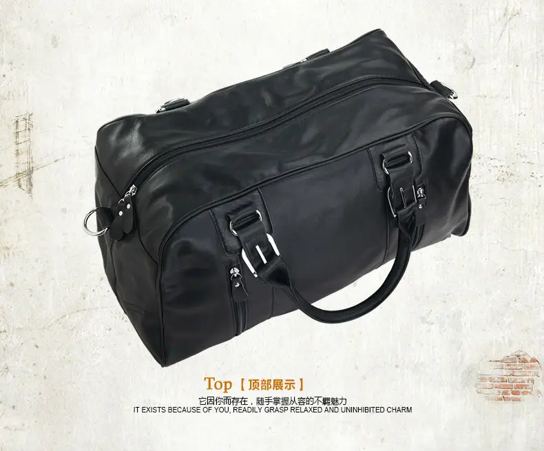 Модные мужские дорожные сумки из натуральной кожи сумка для багажа выходных