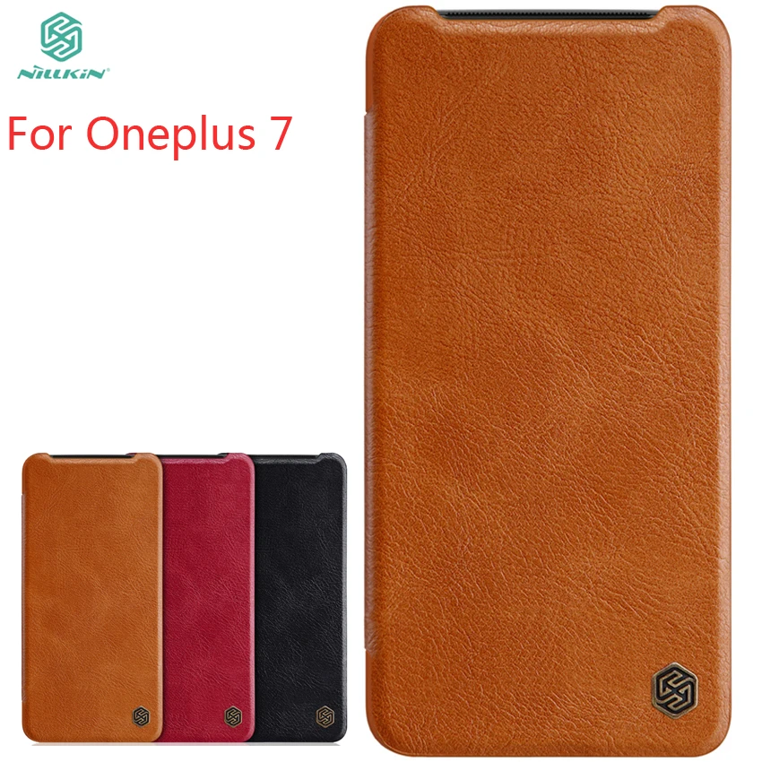 Новинка, чехол для Oneplus 7, чехол NILLKIN из искусственной кожи, флип-чехол для Oneplus 7, чехол, высокое качество, флип-чехол для телефона, для Oneplus 7
