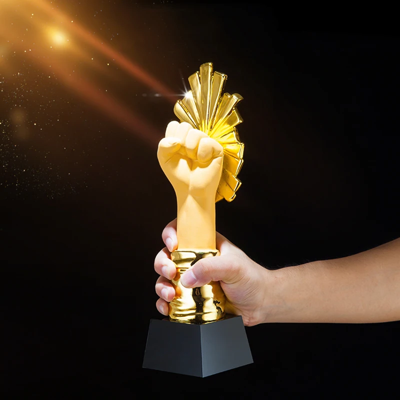 RTCS0053 New Customized Brave Heart Progressive Force Glory Passion Company Champion Gift Resin Metal Trophy Cup Award Souvenir | Спорт и