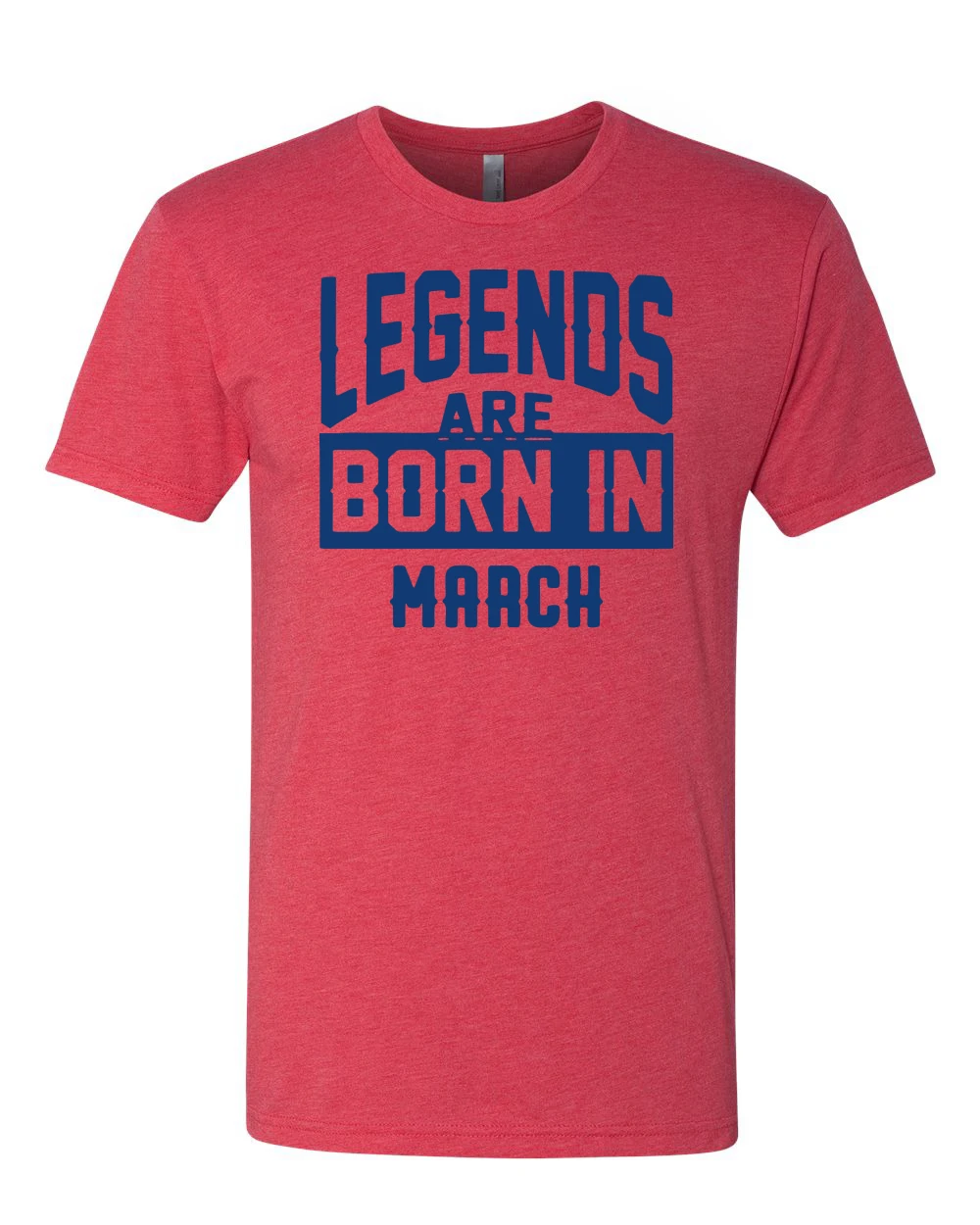 Мягкая футболка на день рождения Legends Are Born March Подарок годовщину | Мужская одежда
