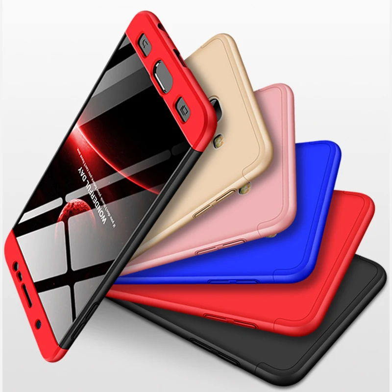 360 Полное покрытие PC чехол для samsung Galaxy A6 A7 A8 A9 S6 S7 край S10 S8 S9 плюс S10E A10 A20 A30 A40 A50 A60 A70 M20 крышка
