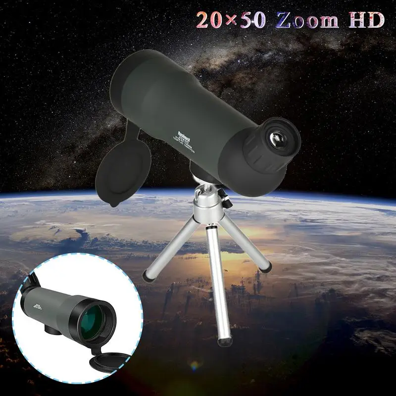 Мини 20x50 Zoom HD наружный монокулярный телескоп ночная версия Зрительная труба с