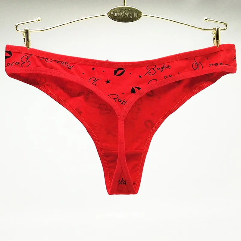 3 шт. сексуальные трусики женские стринги и красивое белье хлопок нижнее для