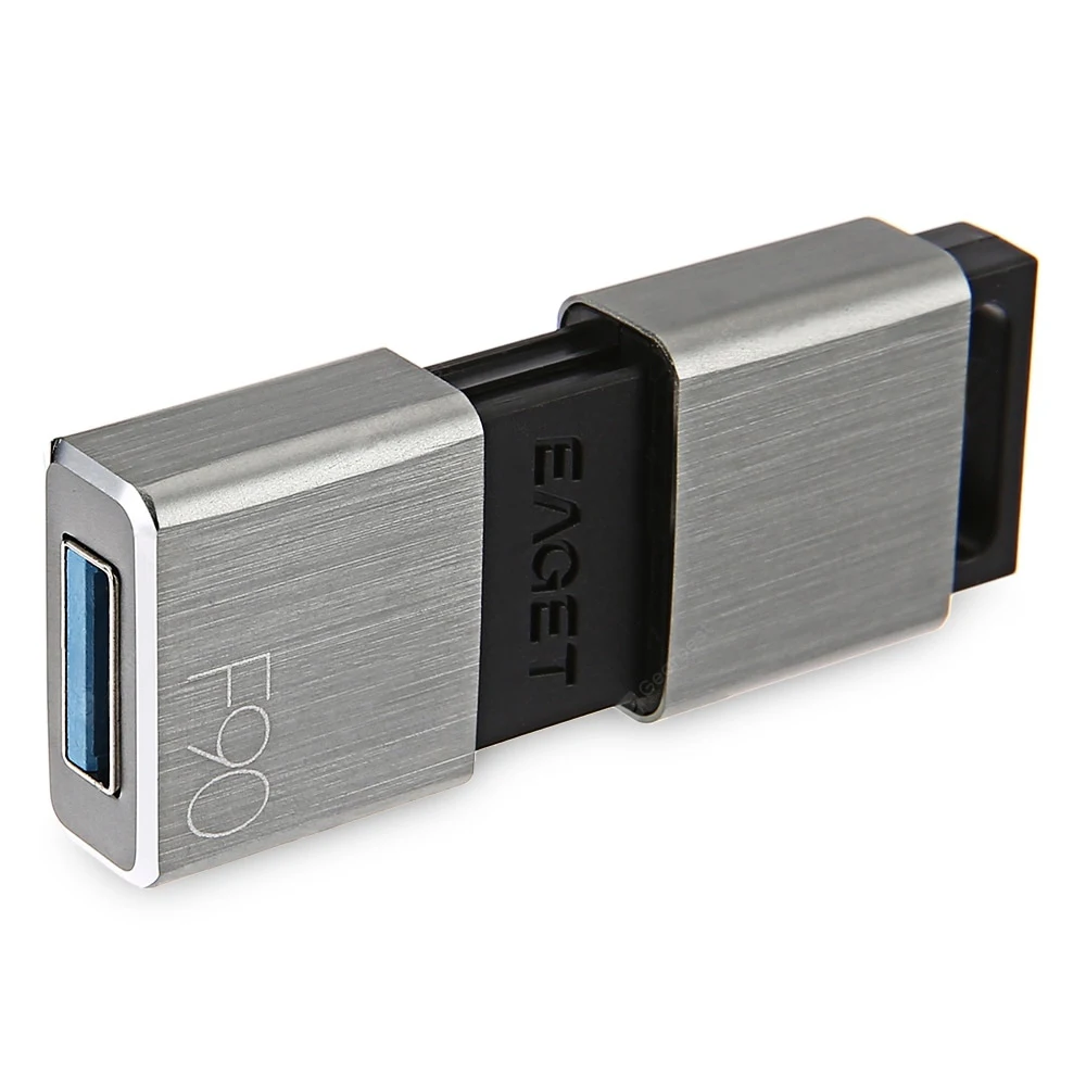 Eaget F90 USB 3,0 U диск памяти устройство хранения 16 ГБ 32 ГБ 64 Гб 128 ГБ 256 ГБ USB 3,0 Высокоскоростная металлическая Флешка для ПК ноутбука телефона
