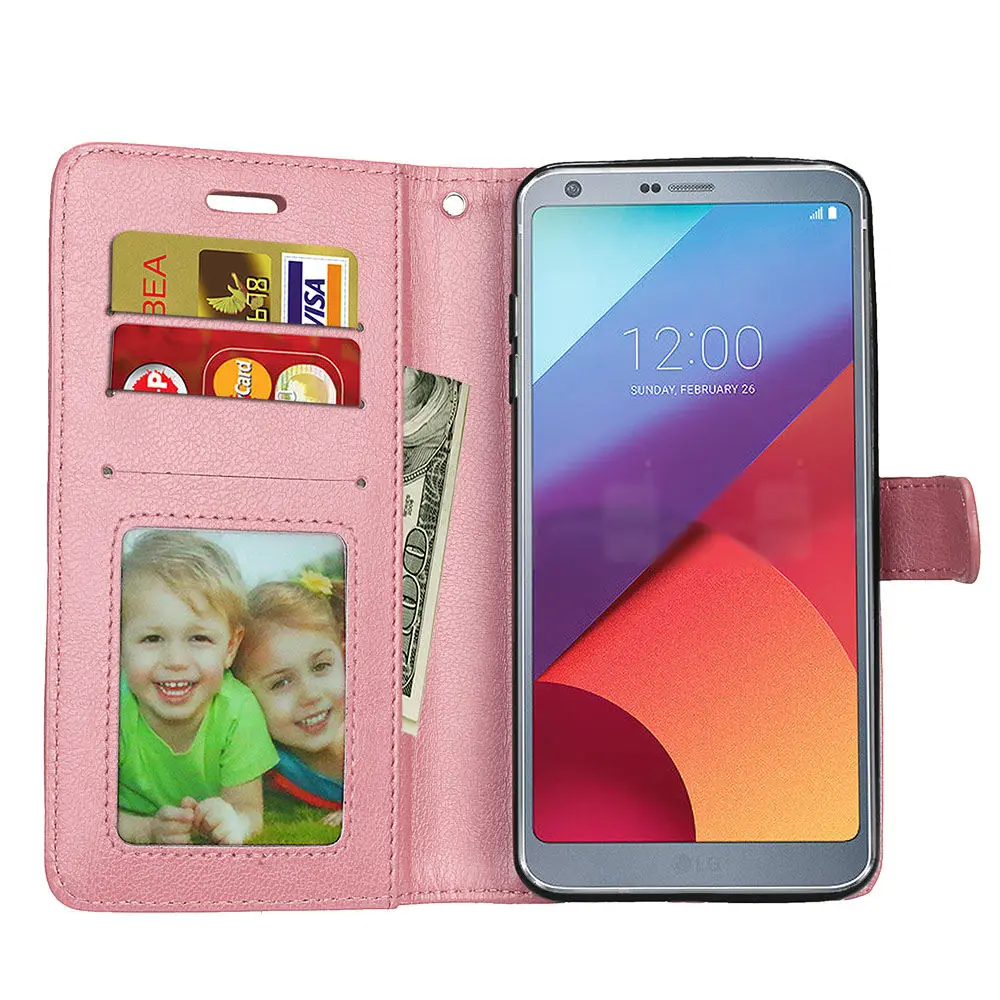 Чехол-книжка для LG G6, чехол-бумажник s для LG G 6, LGG6, чехол для мобильного телефона LG g6, чехол-сумка, роскошный чехол из искусственной кожи, 5,7 дюймов